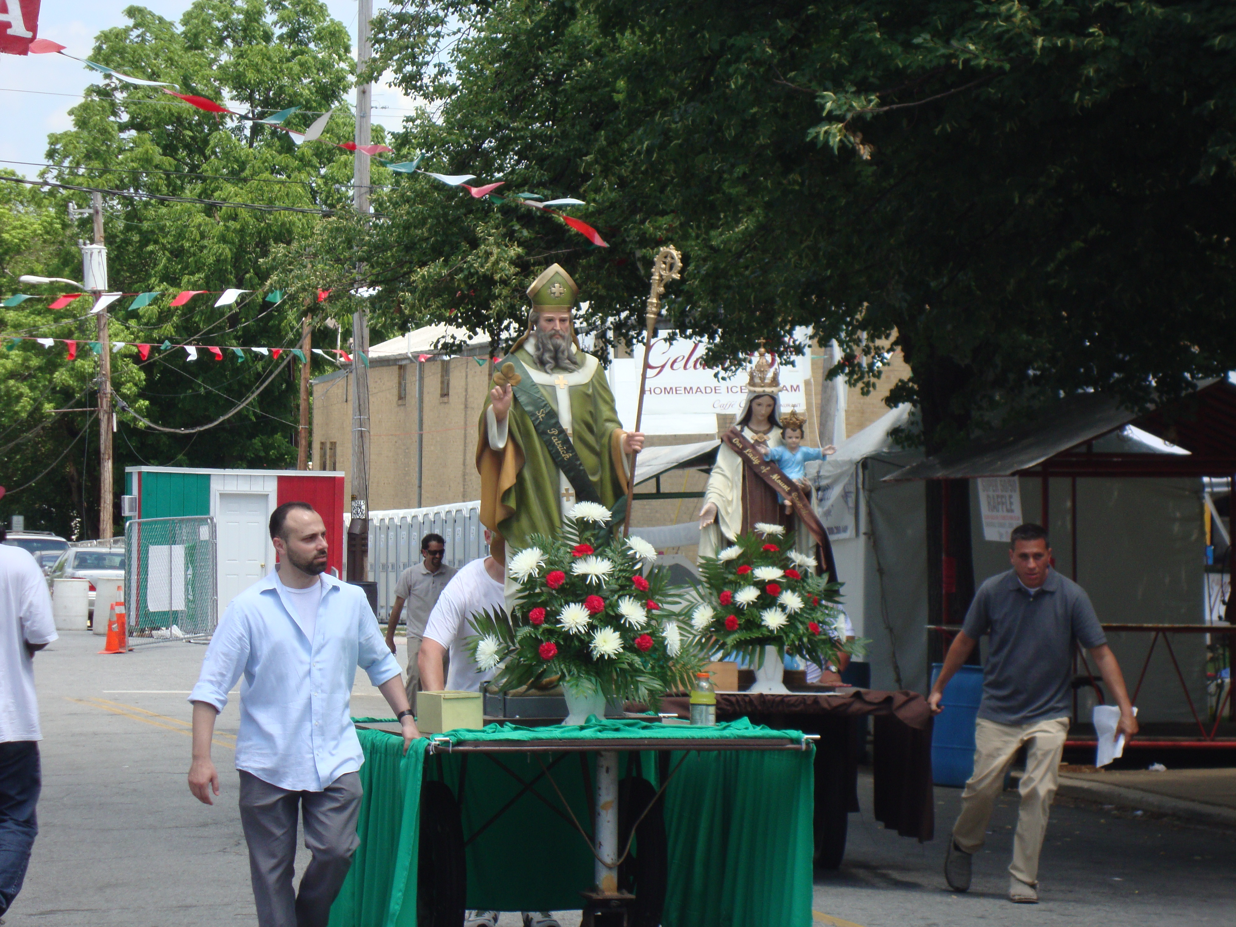 Procession at St Anthony Festival
