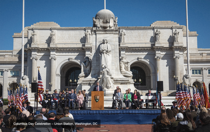 National Columbus Day Ceremony